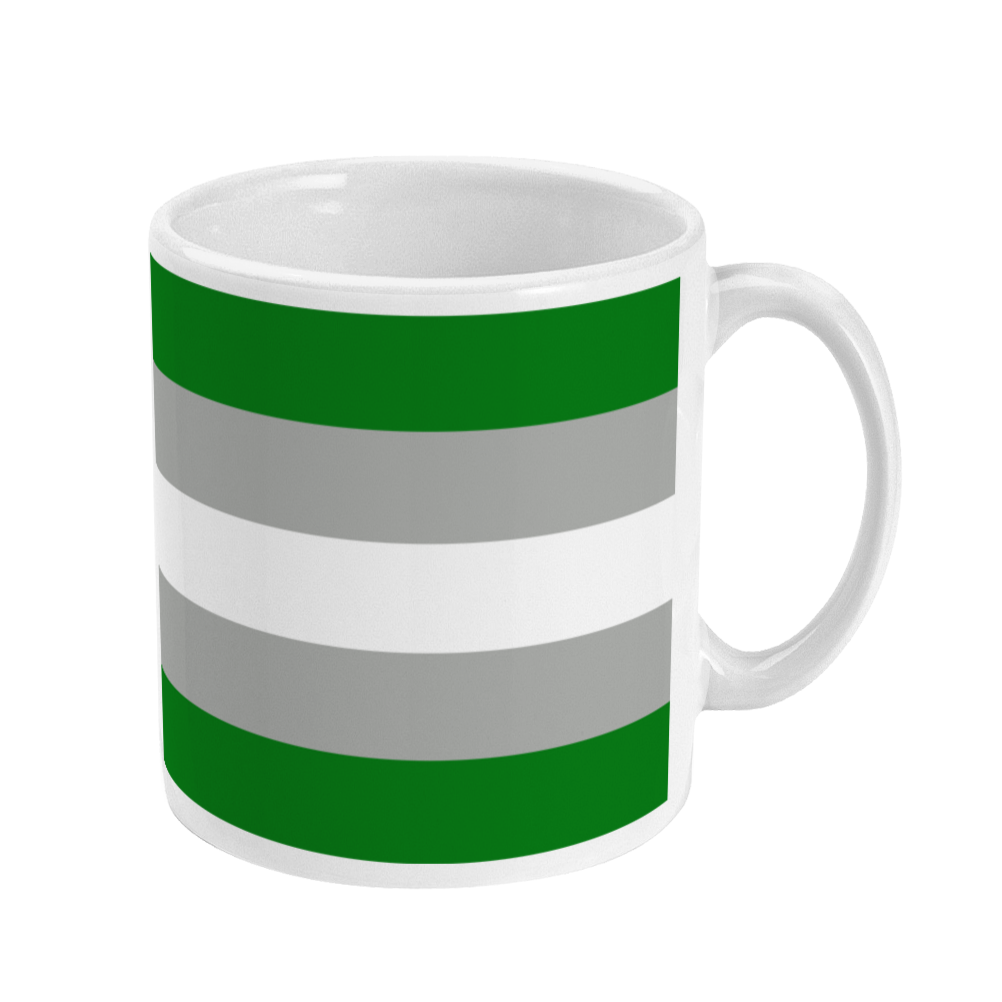 Greyromantic Pride Flag Mug | Rainbow & Co