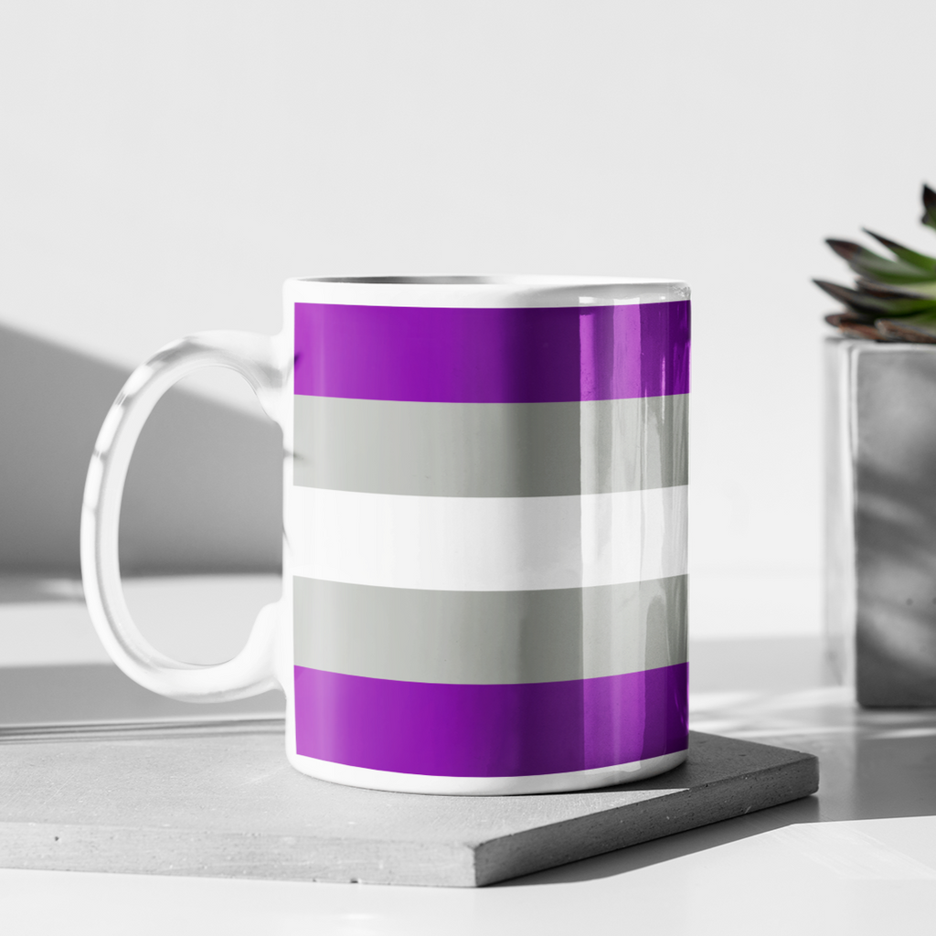 Greysexual Pride Flag Mug | Rainbow & Co