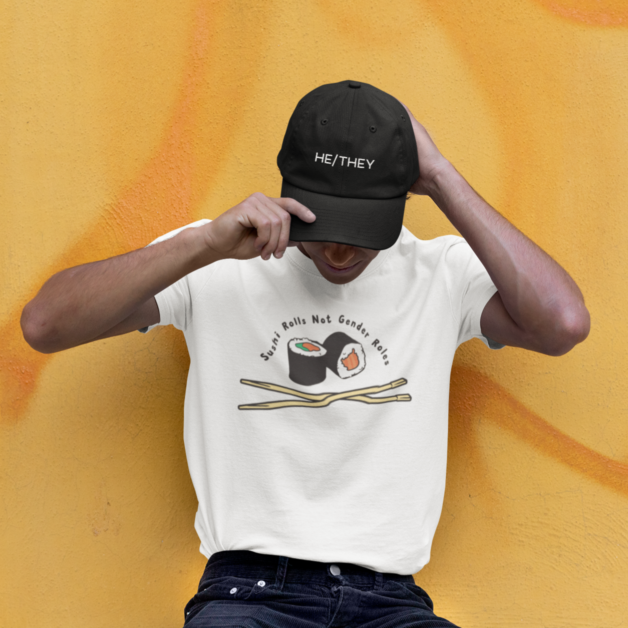 He They Baseball Cap