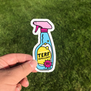 TERF Repellent Sticker | Rainbow & Co