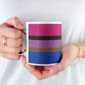 Inclusive Bisexual Pride Flag Mug | Rainbow & Co