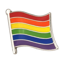 Load image into Gallery viewer, Gay Pride Flag Pin | Rainbow &amp; Co