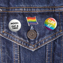 Load image into Gallery viewer, Gay Pride Flag Pin | Rainbow &amp; Co