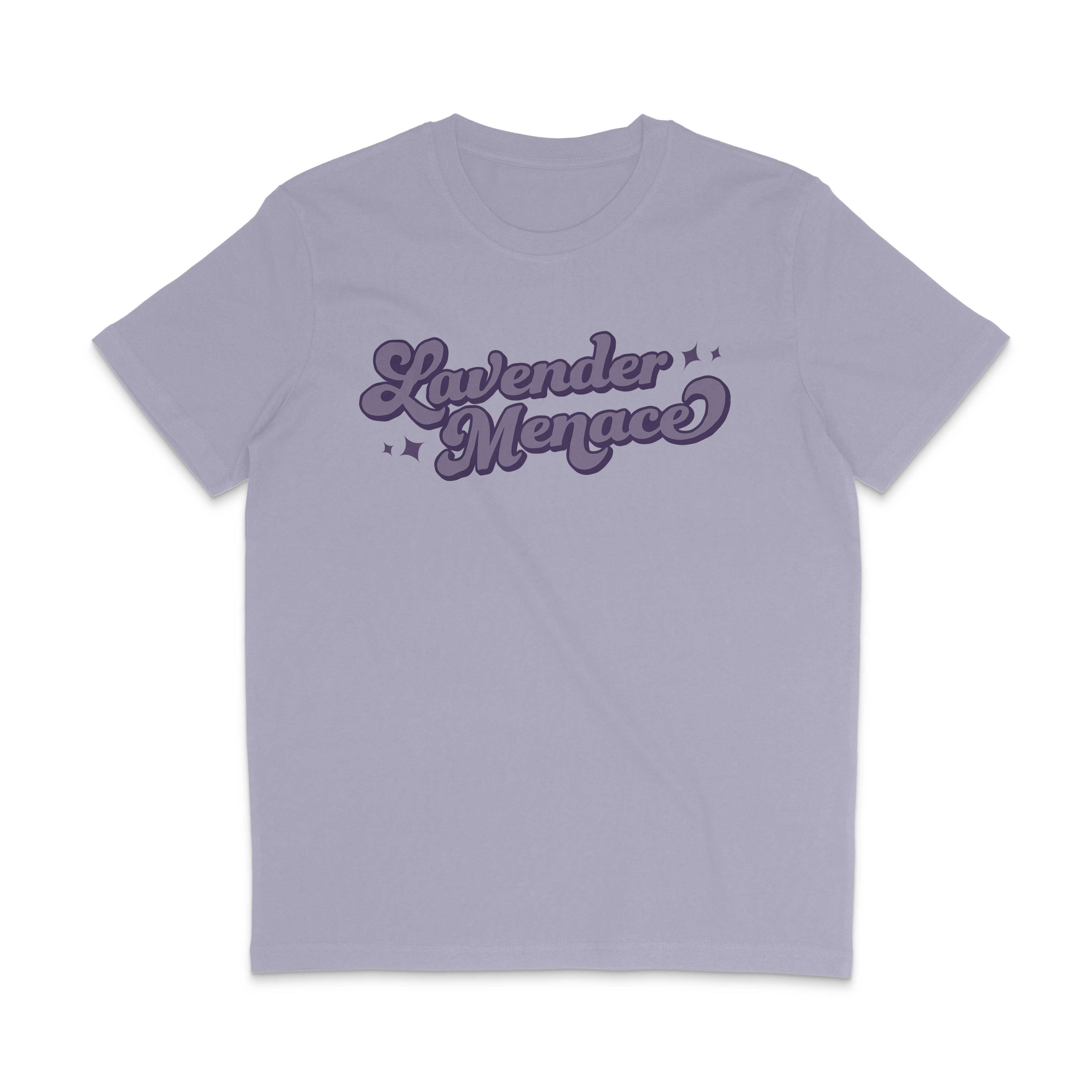 Lavender Menace Retro Pride Shirt
