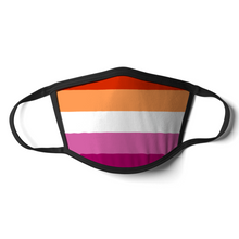 Load image into Gallery viewer, Community Lesbian Face Mask | Community Lesbian Flag Mask | Rainbow &amp; Co