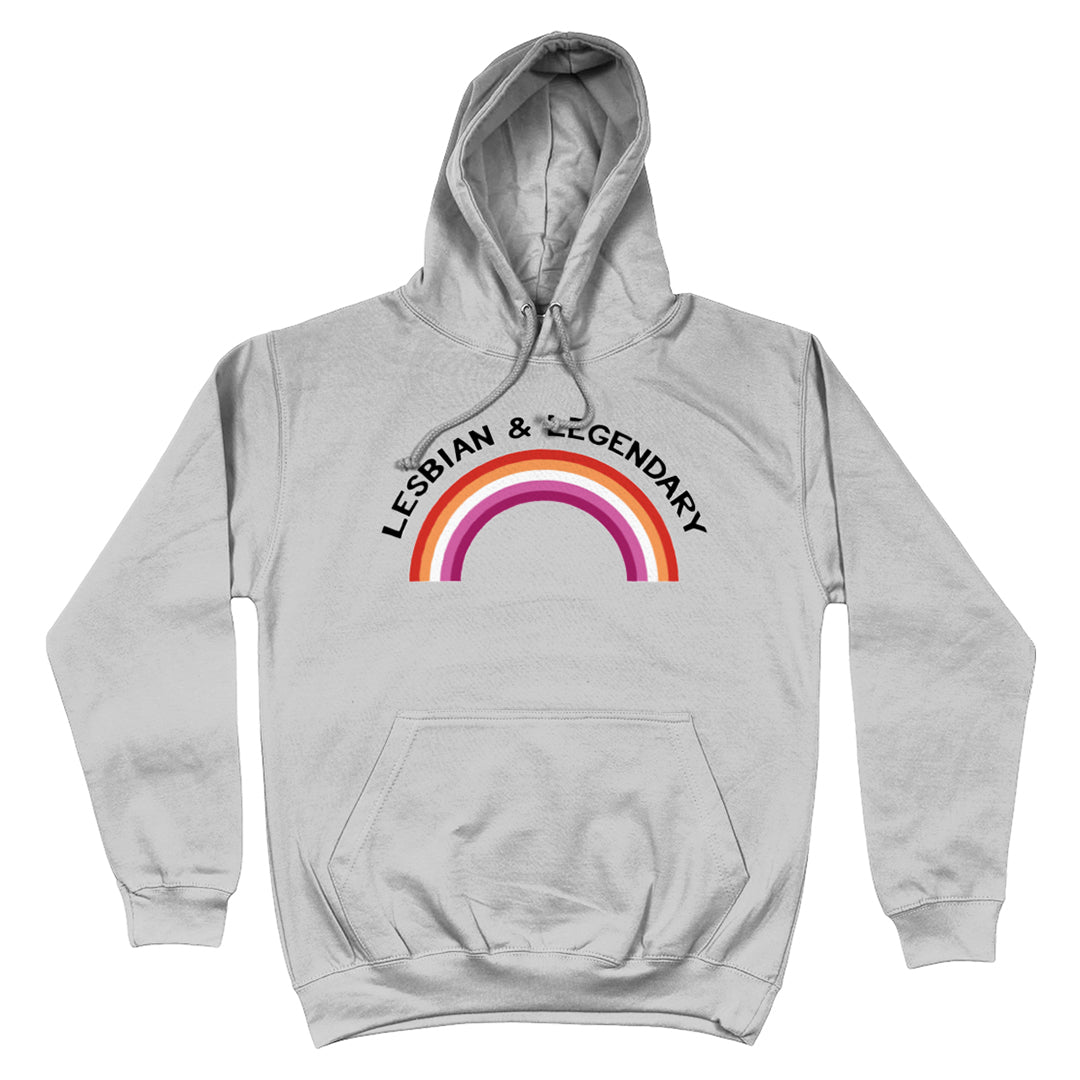 Lesbian & Legendary Hoodie | Rainbow & Co