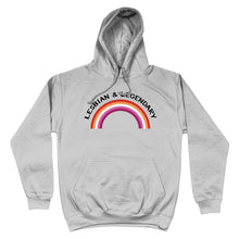 Load image into Gallery viewer, Lesbian &amp; Legendary Hoodie | Rainbow &amp; Co