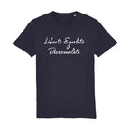 Liberté Egalité Bisexualité T Shirt in Navy | Rainbow & Co