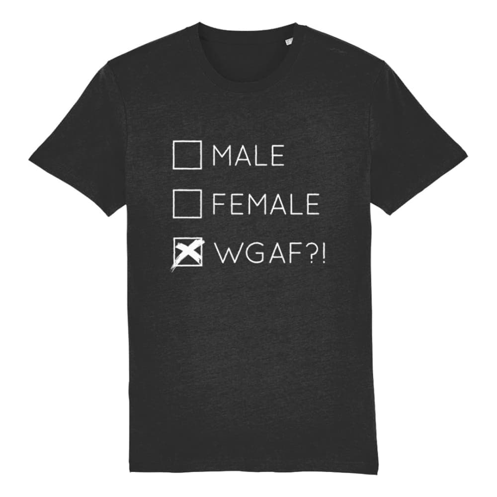 Transgender Pride Shirt | Male Female WGAF?! | Rainbow & Co