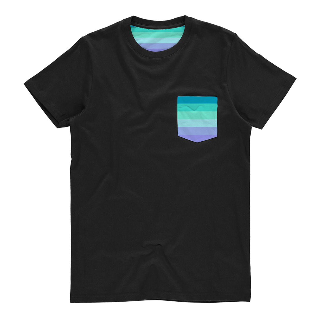 Neptunic Pride Flag Pocket T Shirt