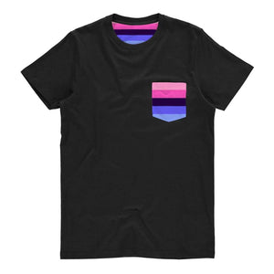 Omnisexual Pride Flag Pocket T Shirt | Rainbow & Co