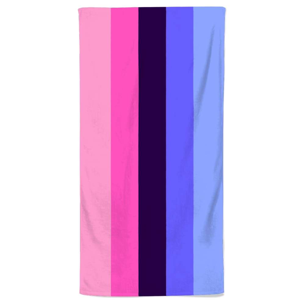 Omnisexual Flag Beach Towel | Rainbow & Co