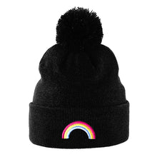 Load image into Gallery viewer, Pansexual Pride Beanie Hat | Rainbow &amp; Co