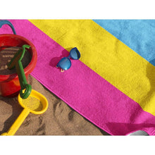 Load image into Gallery viewer, Pansexual Flag Beach Towel | Rainbow &amp; Co