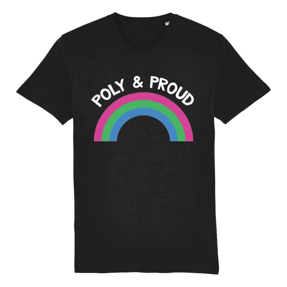 Polysexual Pride T Shirt | Poly & Proud | Rainbow & Co