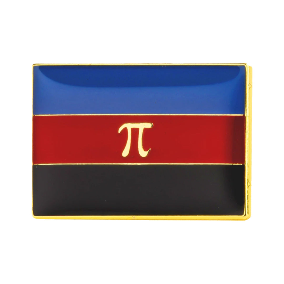 Polyamorous Flag Pin | Rainbow & Co