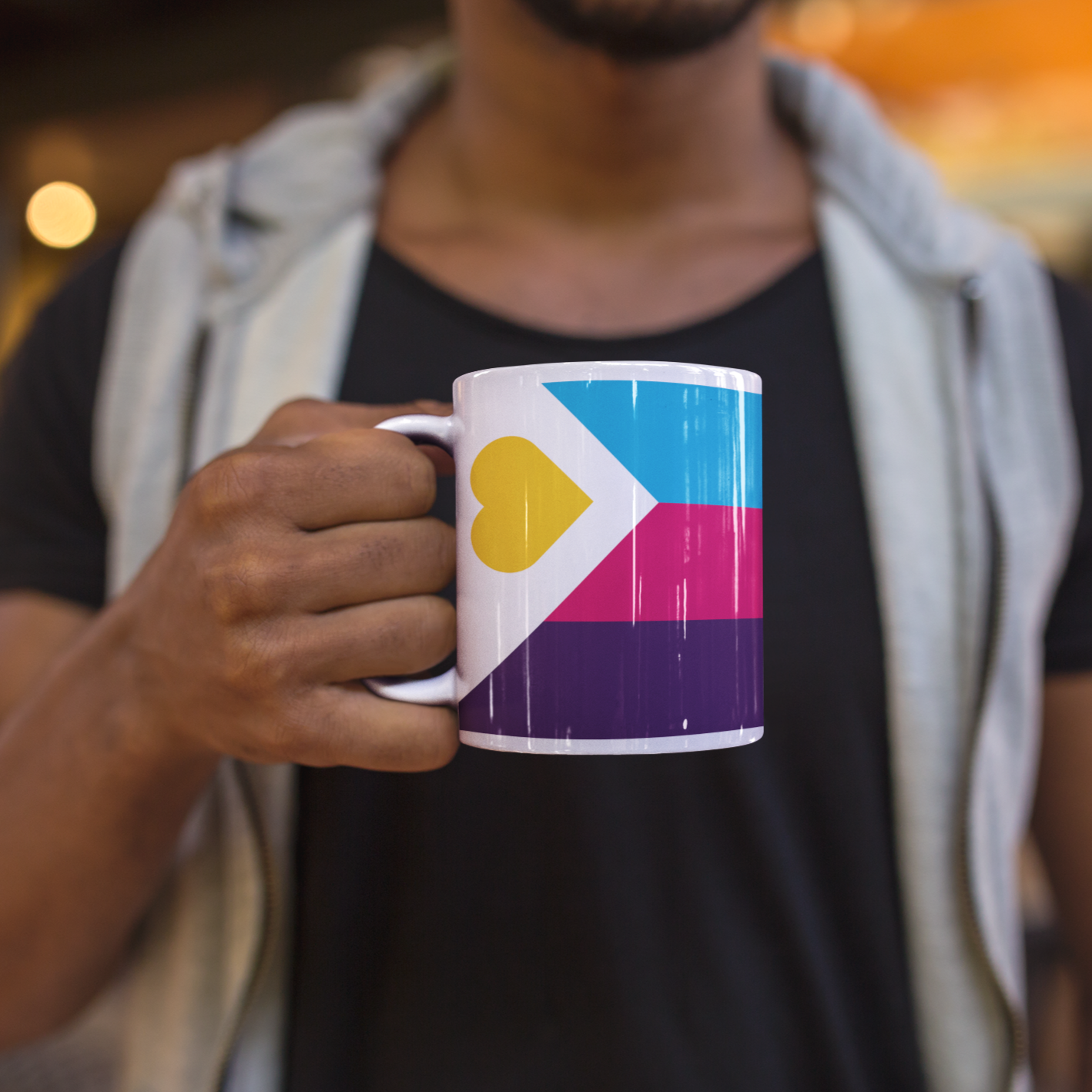 New Polyamory Flag Mug | Rainbow & Co