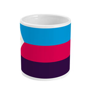 Tricolor Polyamory Mug | Rainbow & Co