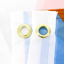 Load image into Gallery viewer, Progress Pride Flag Grommets Close Up | Rainbow &amp; Co