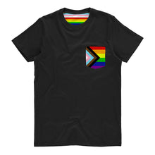 Load image into Gallery viewer, Progress Pride Flag Pocket Shirt | Rainbow &amp; Co