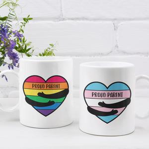 Proud Parent Hug Mugs | Rainbow & Co