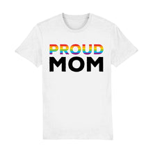 Load image into Gallery viewer, Proud Mom Pride T Shirt | Rainbow &amp; Co