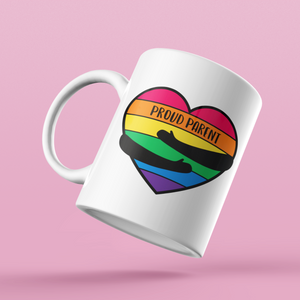 Parent Pride Rainbow Hug Mug | Rainbow & Co