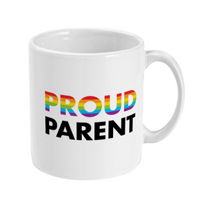 Proud Parent Rainbow Flag Mug | Rainbow & Co