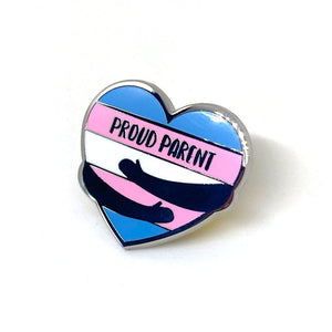 Proud Parent Hug Enamel Pin | Rainbow & Co 