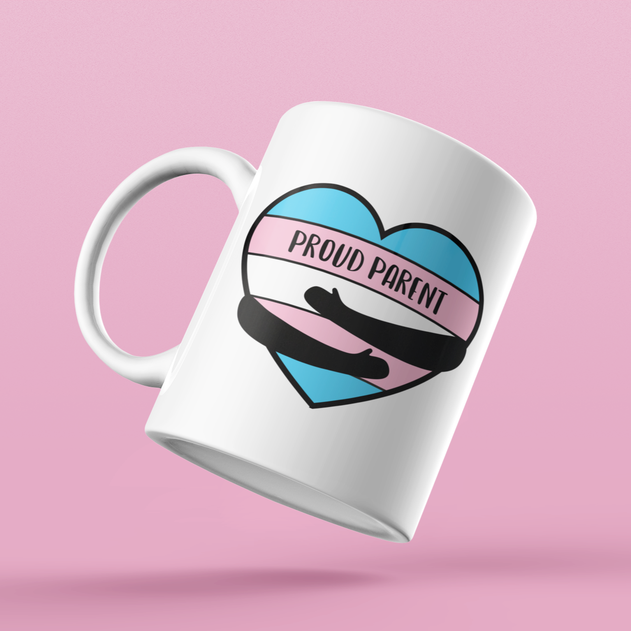Proud Parent Transgender Mug | Rainbow & Co