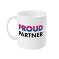 Proud Partner Bisexual Flag Mug | Rainbow & Co