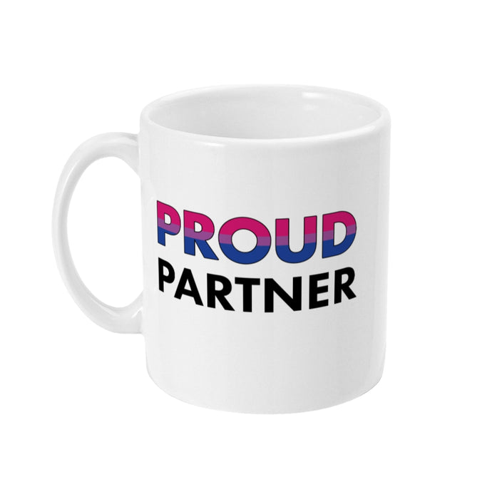 Proud Partner Bisexual Flag Mug | Rainbow & Co