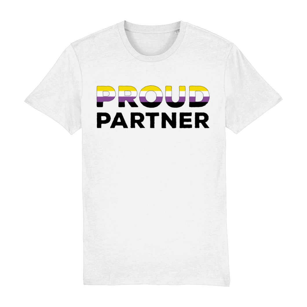 Proud Partner Non Binary Pride Shirt | Rainbow & Co