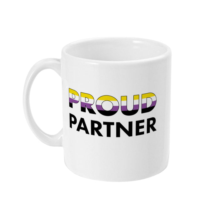 Non Binary Valentines Day Gift | Proud Partner Mug