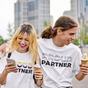 Proud Partner Transgender Pride Shirt | Rainbow & Co