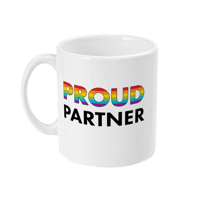 Proud Partner Rainbow Mug | Gay Couples Gift