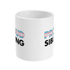 Proud Sibling Trans Pride Mug | Rainbow & Co