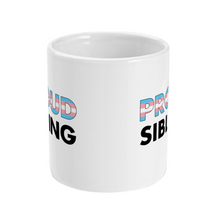 Load image into Gallery viewer, Proud Sibling Trans Pride Mug | Rainbow &amp; Co