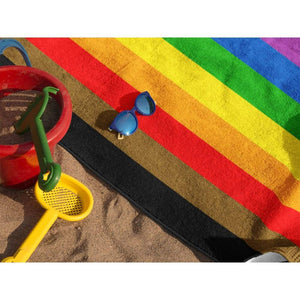 Inclusive Pride Flag Beach Towel | Rainbow & Co