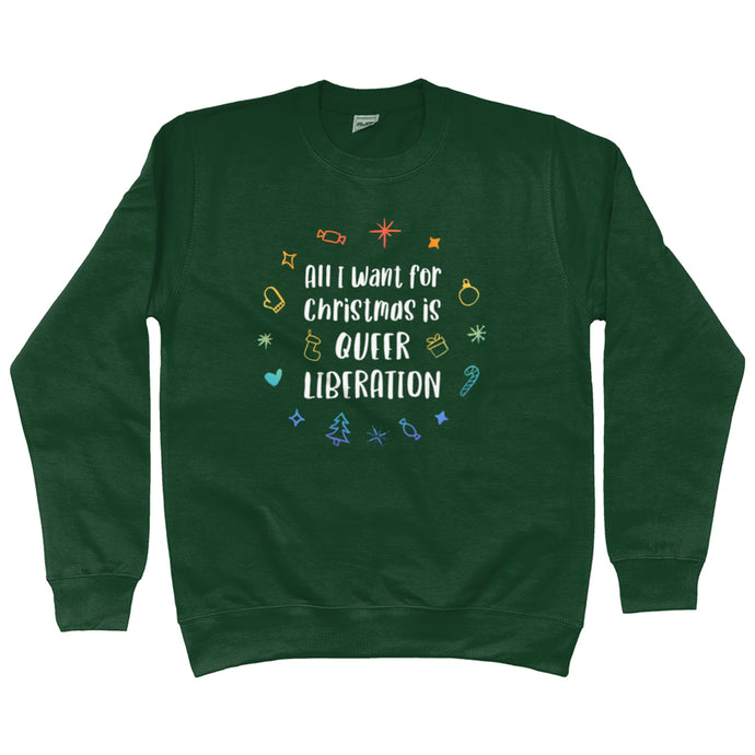 Queer Christmas Jumper | Green