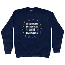 Load image into Gallery viewer, Queer Christmas Jumper | Navy