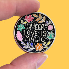 Load image into Gallery viewer, Queer Love Pin | Rainbow &amp; Co