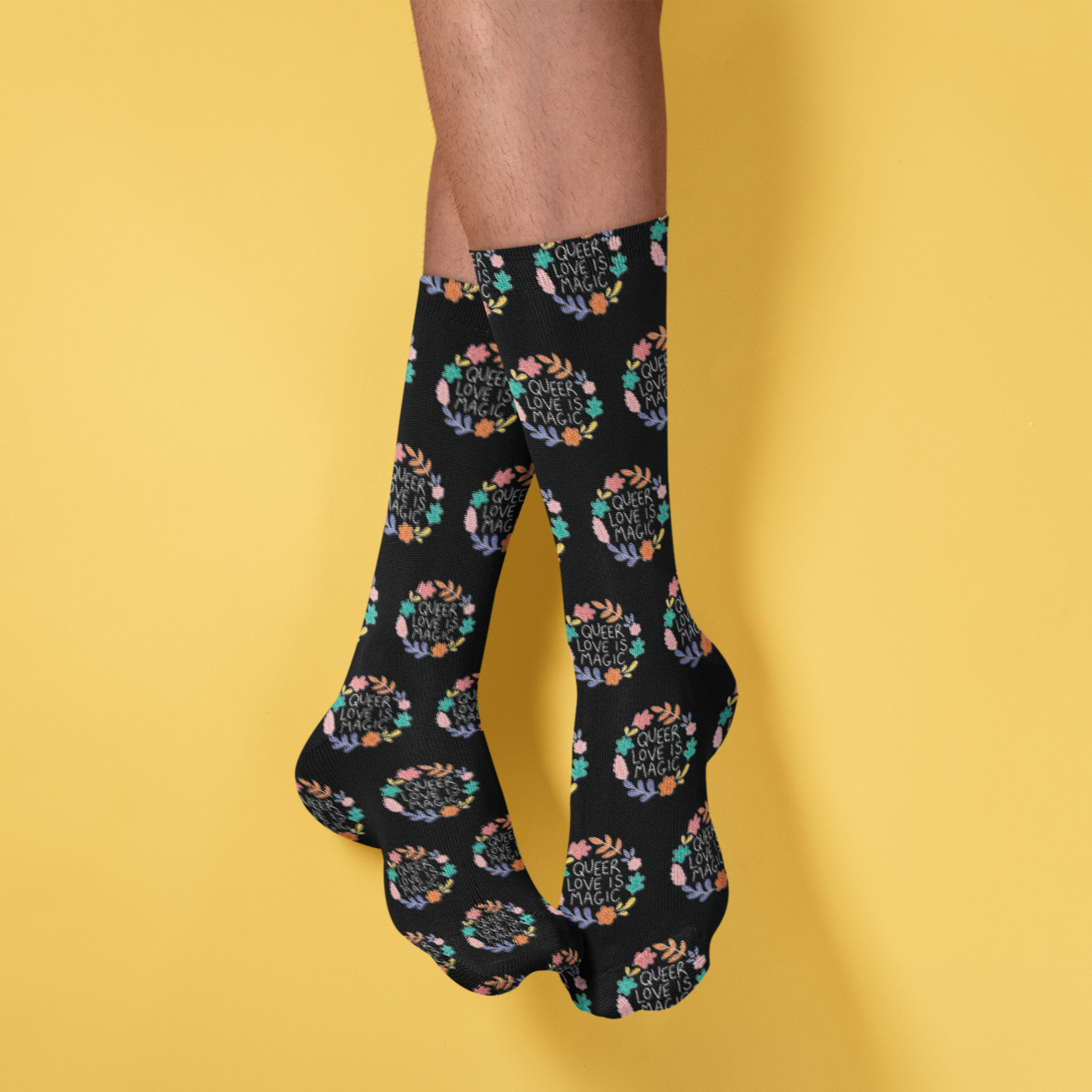 Queer Love is Magic Socks | Rainbow & Co