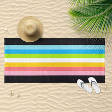Load image into Gallery viewer, Queer Flag Beach Towel | Rainbow &amp; Co