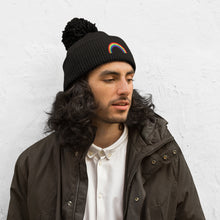 Load image into Gallery viewer, Man Wearing Gay Pride Beanie Hat | Rainbow &amp; Co
