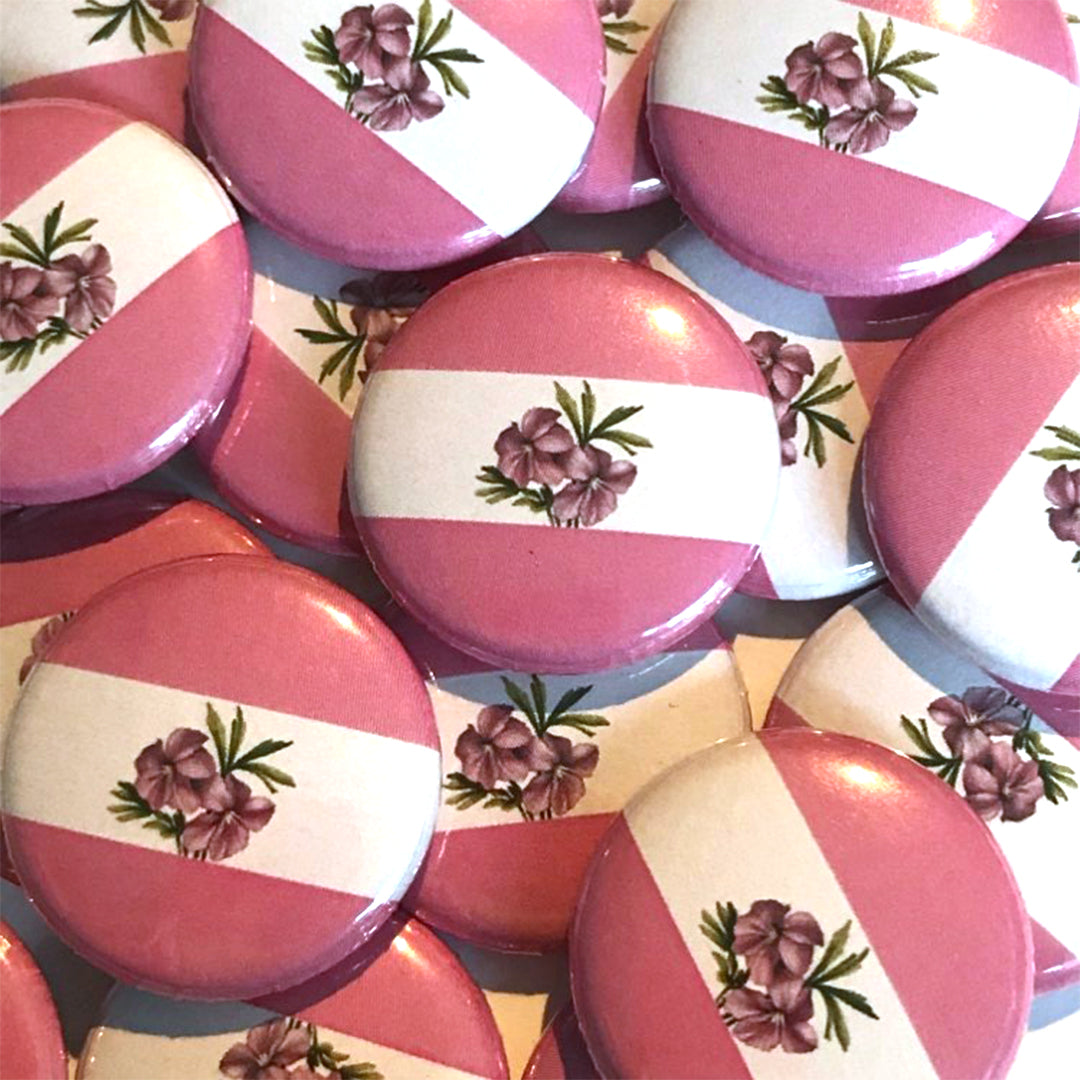 Sapphic Pride Flag Badge 25mm