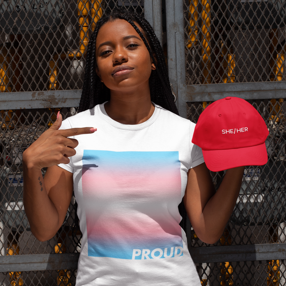 She Her Pronouns Cap | Rainbow & Co