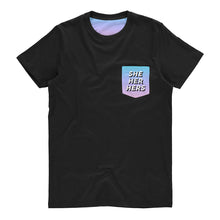 Load image into Gallery viewer, She Her Hers T Shirt | Rainbow &amp; Co