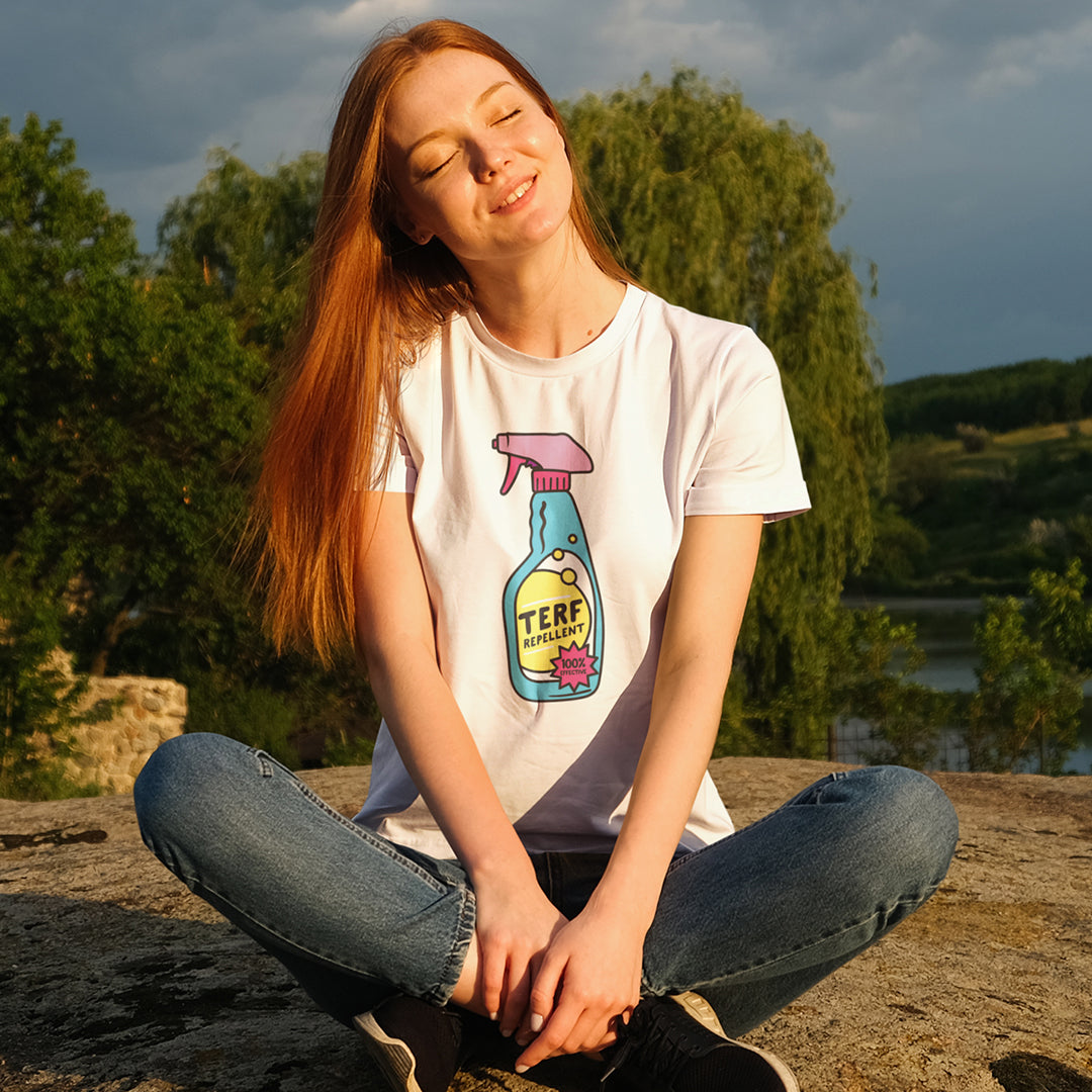 TERF Repellent T Shirt | Rainbow & Co