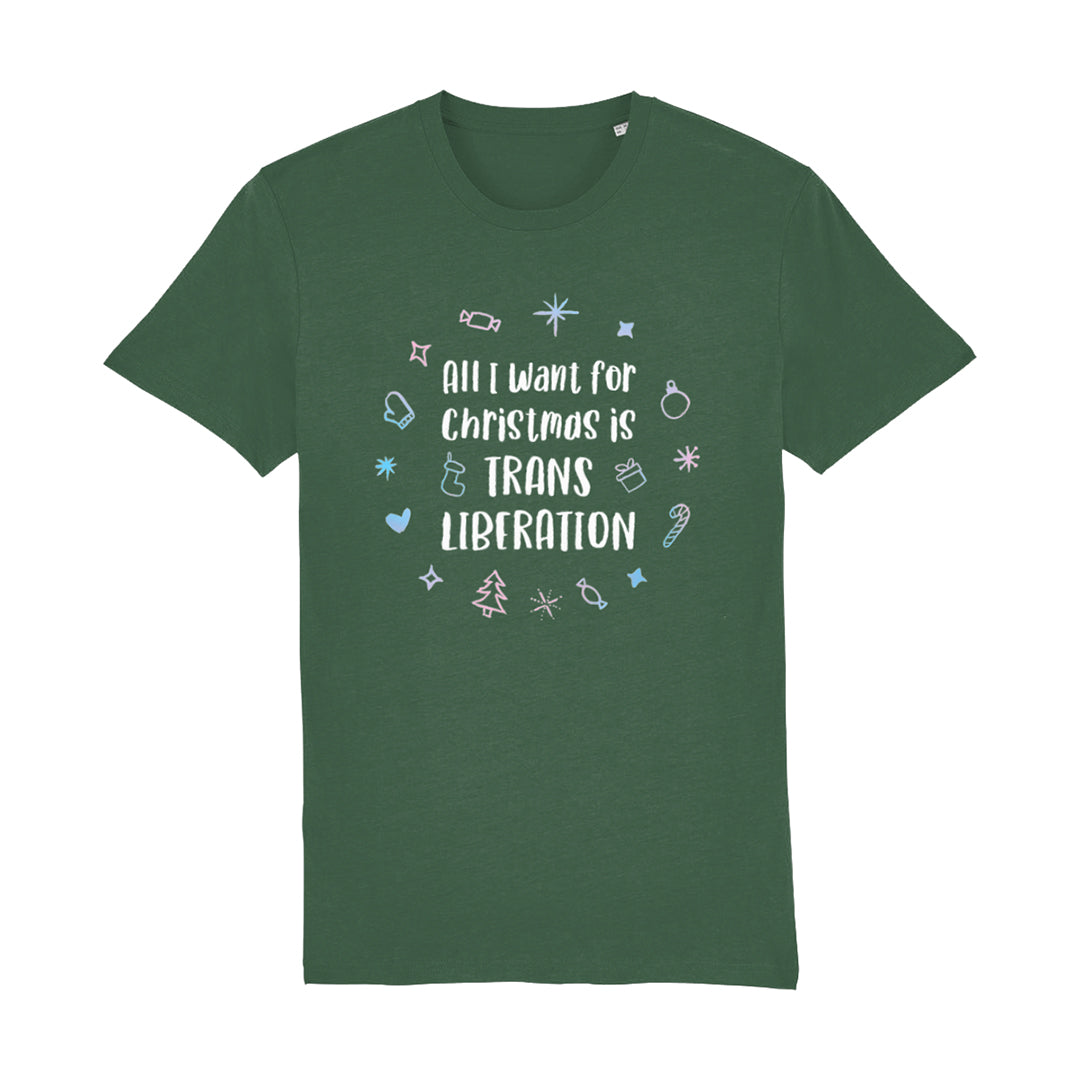 Trans Liberations Christmas Shirt | Rainbow & Co